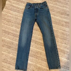 Levi's Blue Straight Denim Jeans